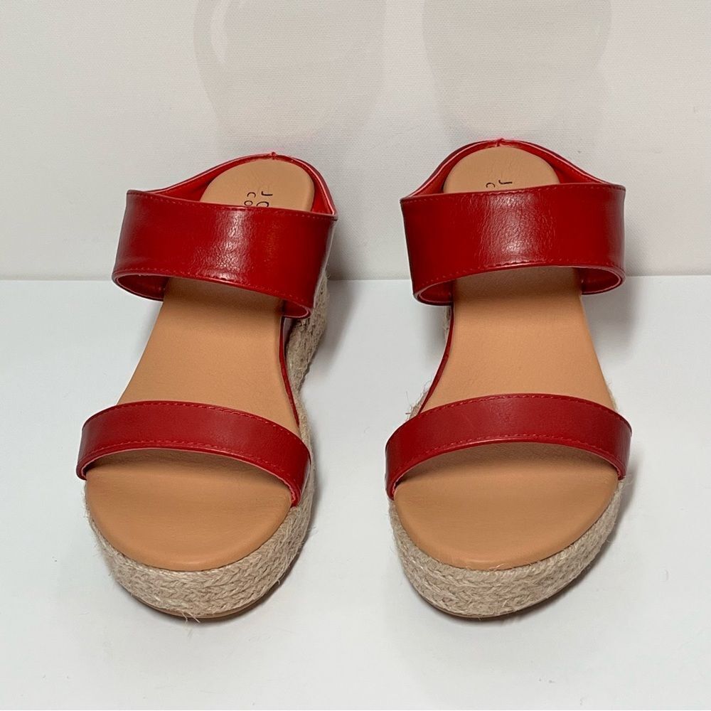 Journee Collection Alissa Wedge Sandals - Picture 4 of 7
